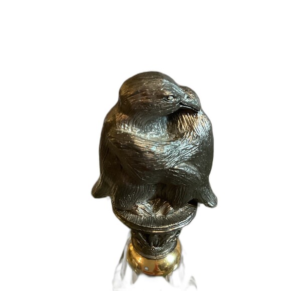 Michael Ricker Pewter Friendship Commemorative Bell 1993 Penguins Limited Ed - Picture 5 of 11